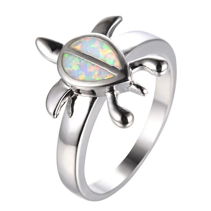 Vintage Cute Sea Turtle Ring