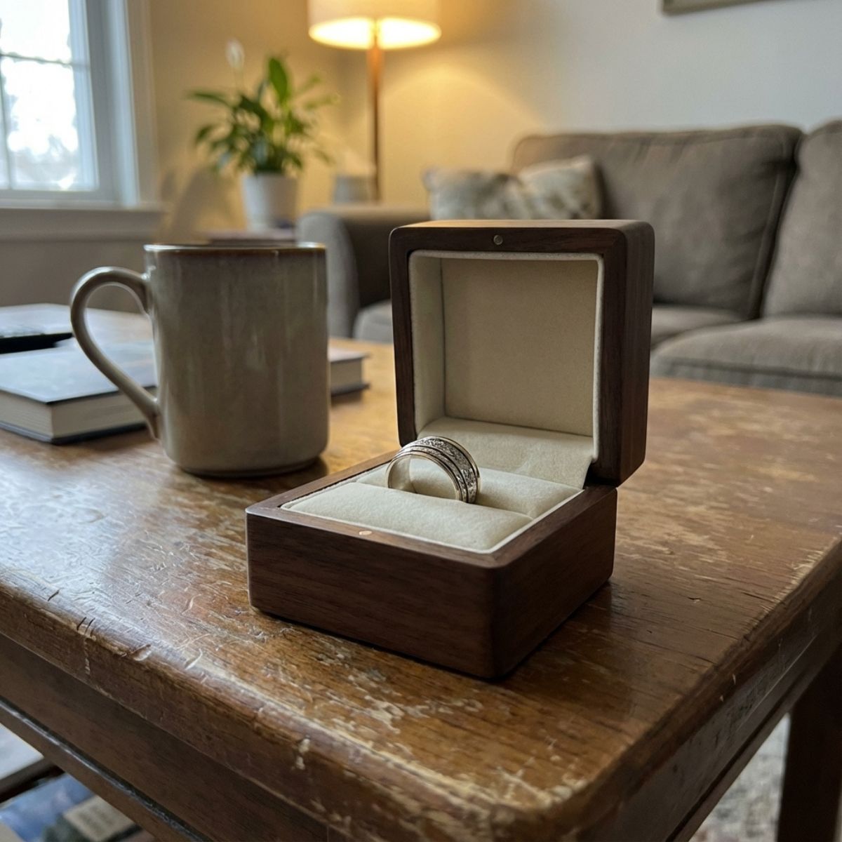 Vintage Gold & Silver Ivy Ring