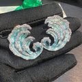 Wave-Inspired Delicate Earrings