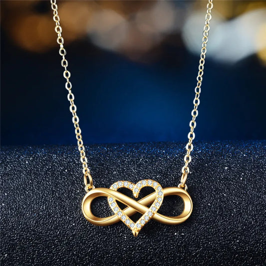 Forever Love Heart Pendant Necklace