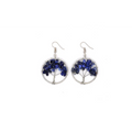 Natural Crystal Wishing Tree Earrings