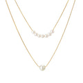 Elegant Double Pearl Necklace