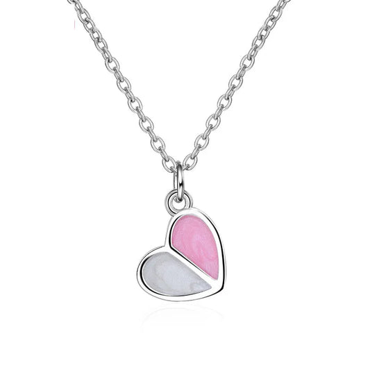 Vintage Ice Cream Heart Necklace