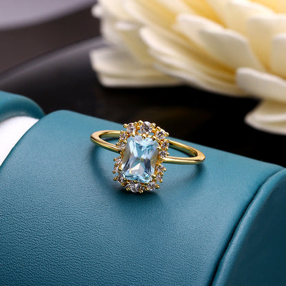 Dazzling Zircon Ring