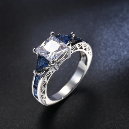 Premium Sparkling Zircon Ring