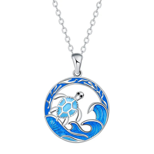 Vintage Ocean Series Sea Turtle Necklace
