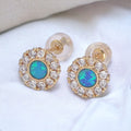 Concetta Opal Earrings
