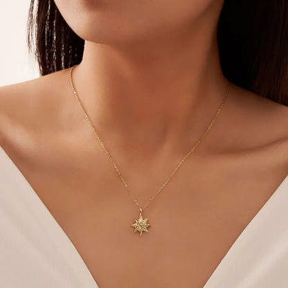 Vintage Star Gold Necklace