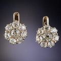 Vintage Rounded Glass Earrings