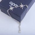 Vintage Sterling Silver Stars Bracelet