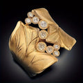Vintage Open Golden Leaf Ring