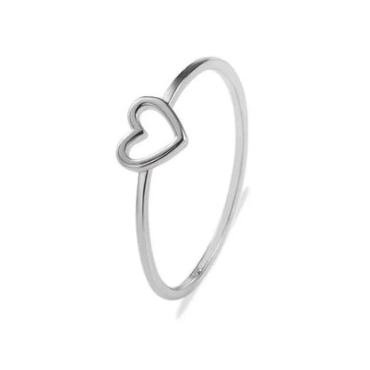 Vintage Peach Heart Ring