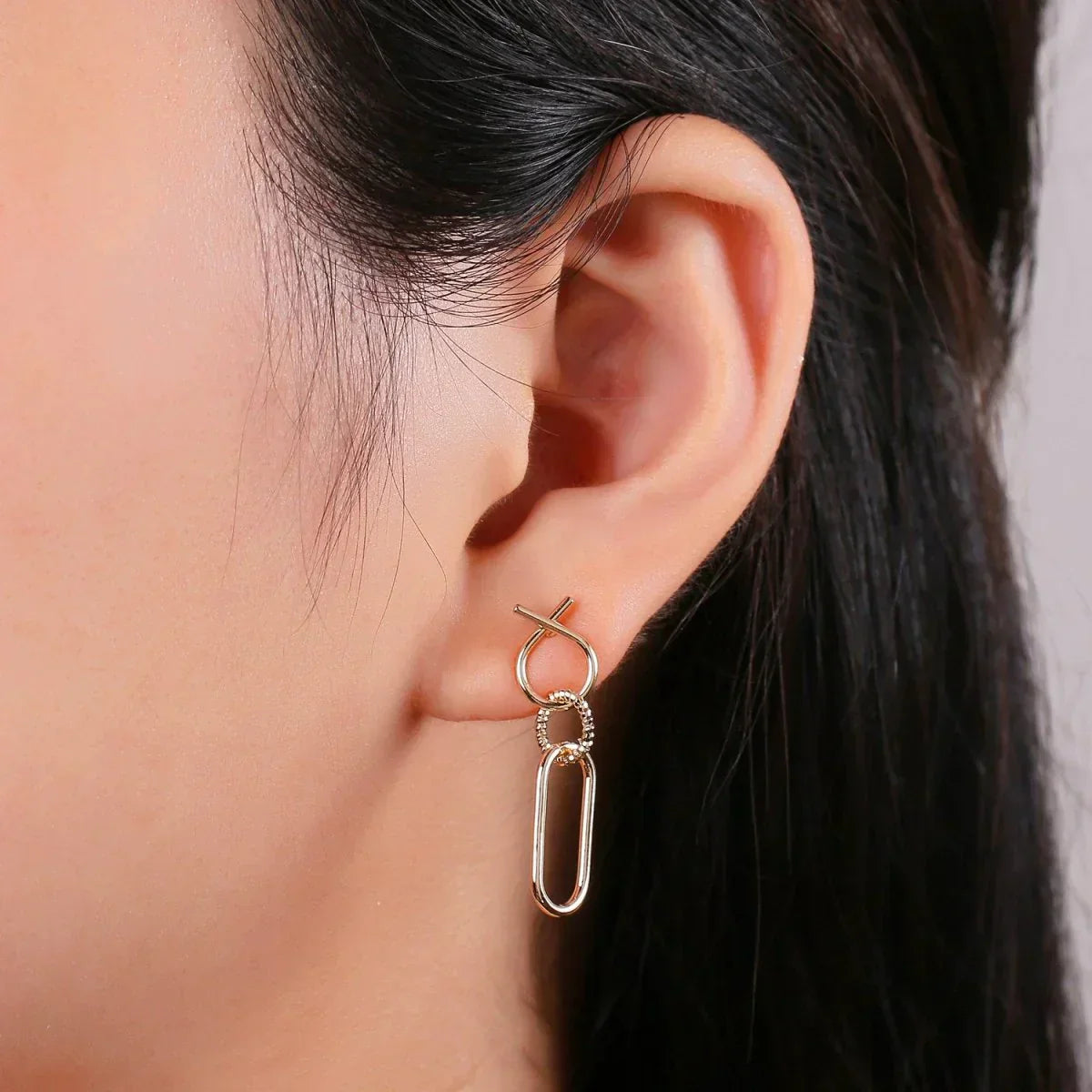 Mirella Chain Link Earrings-Lydieannejewelry