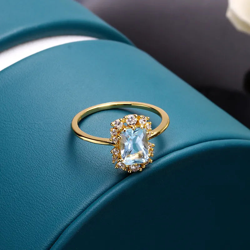 Dazzling Zircon Ring