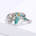Vintage Pastoral Hummingbird Ring