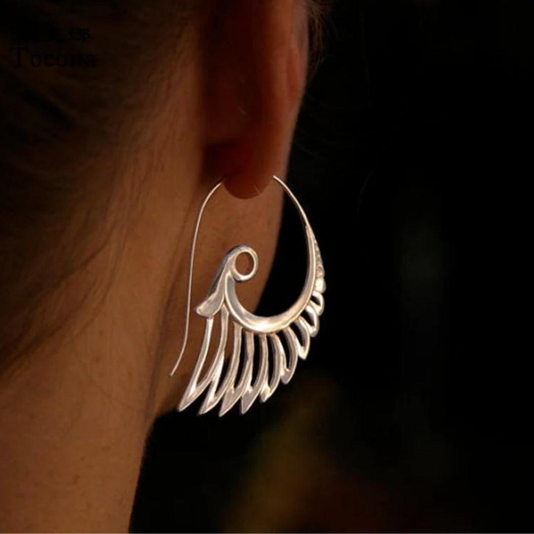 Wings Earrings in Gold-Lydieannejewelry