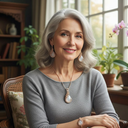 Elegant Peacock Crystal Jewelry Set