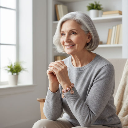 Rose Gold Love Geometric  Bracelet