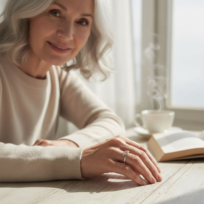 Elegant Adjustable Music Note Ring