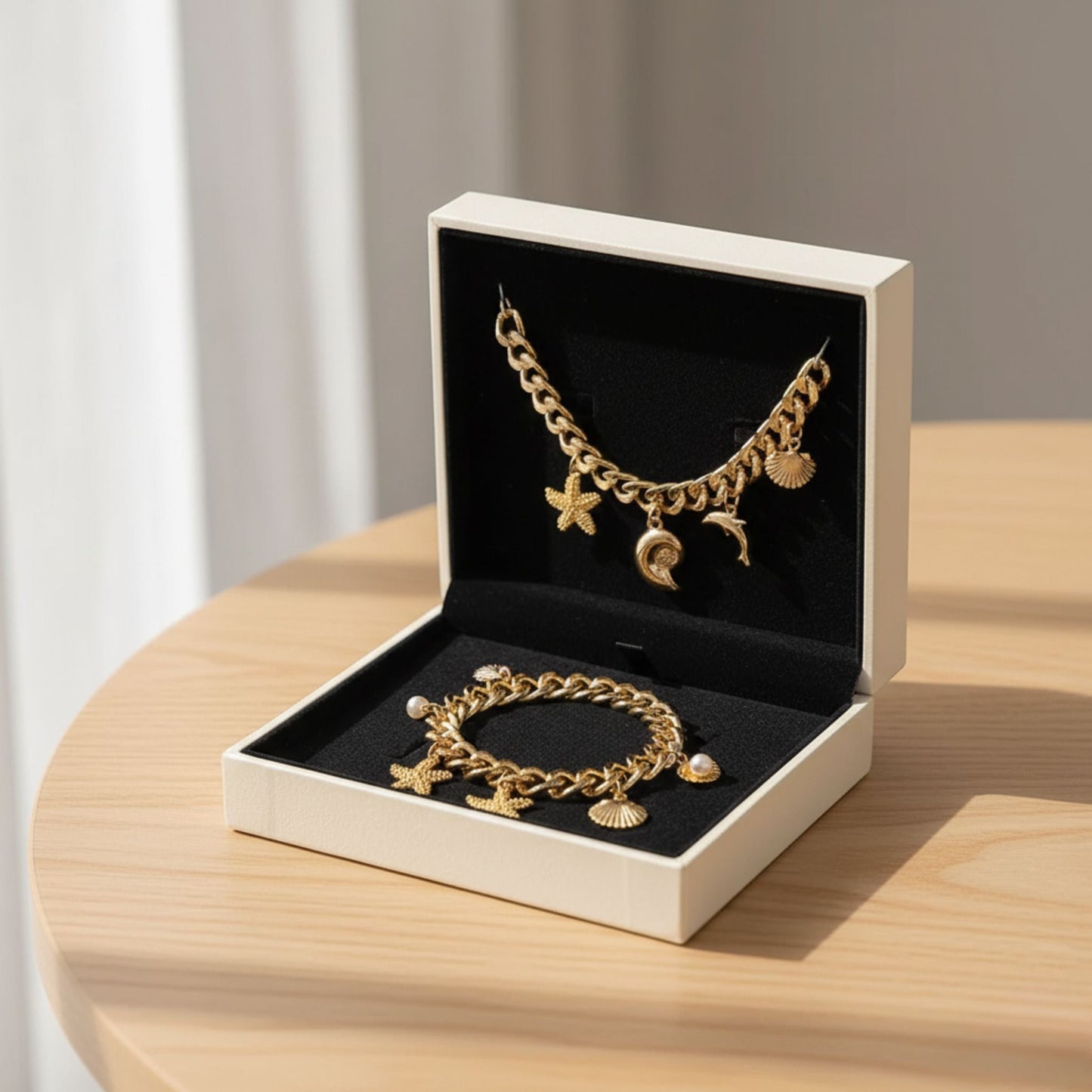 Bohemian Conch & Starfish Jewelry Set