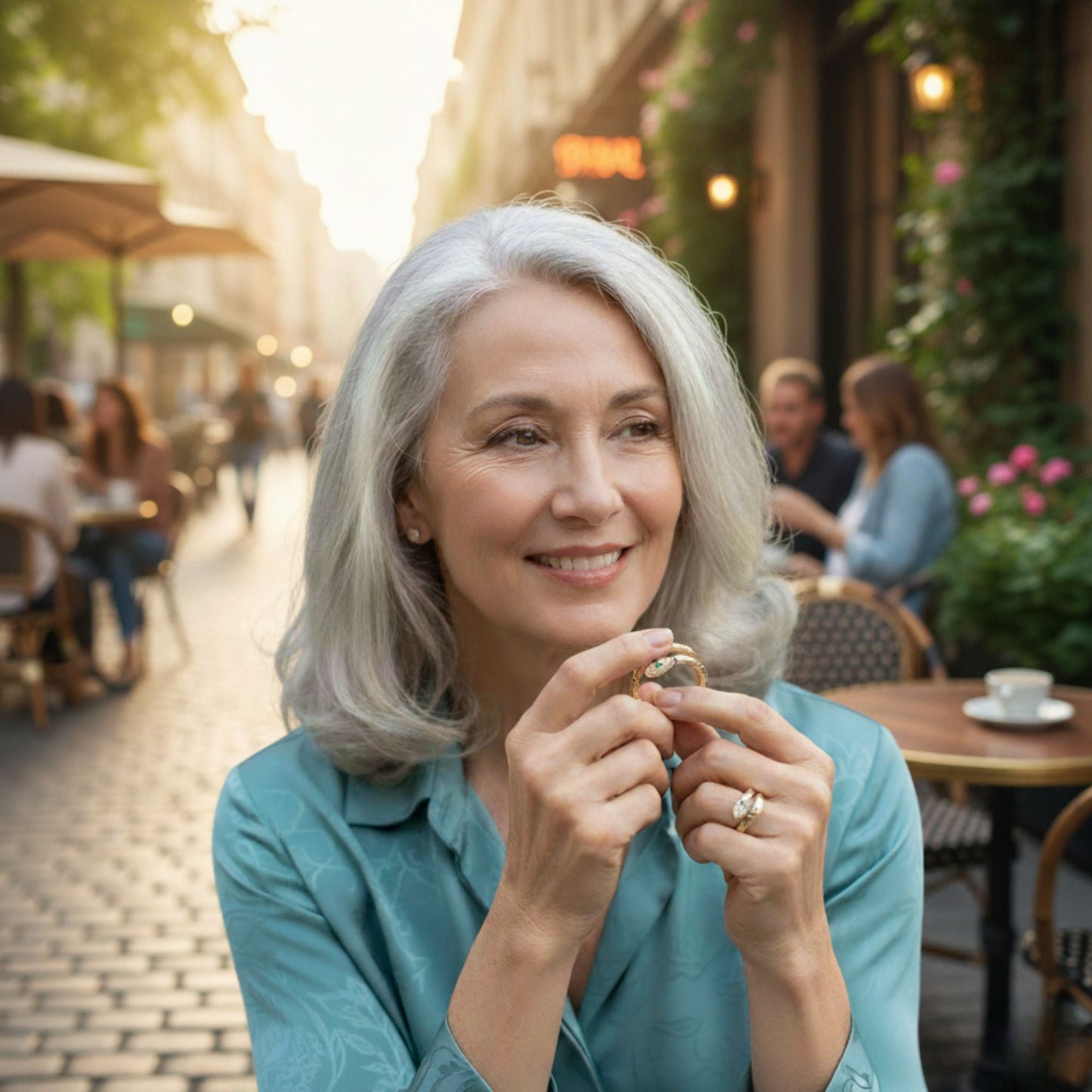 Vintage Gold Snake Ring