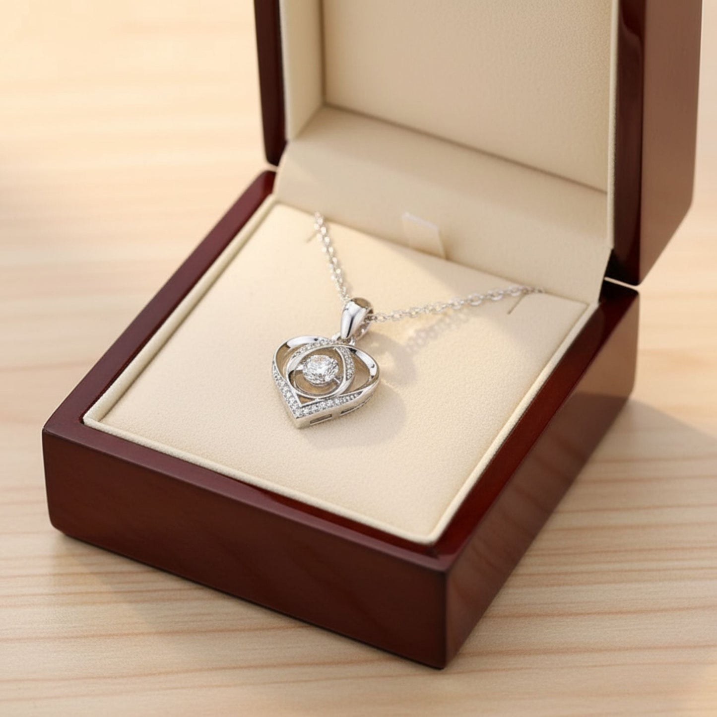 Beating Heart Pendant Necklace