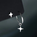 Vintage Asymmetric Star Earrings