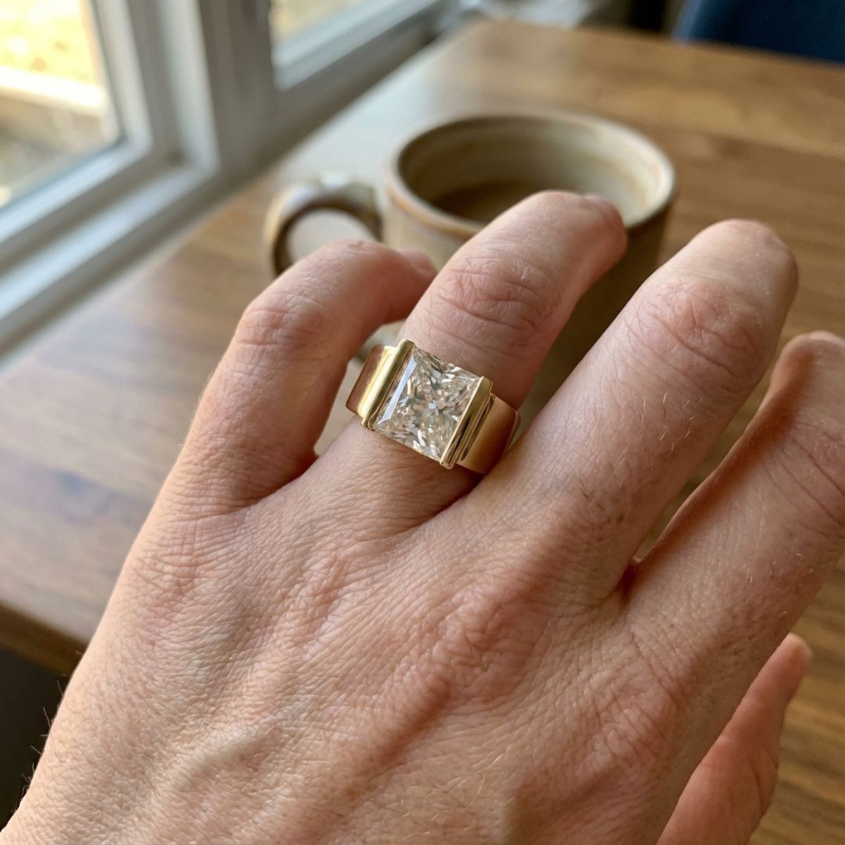 Vintage Princess Cut Ring