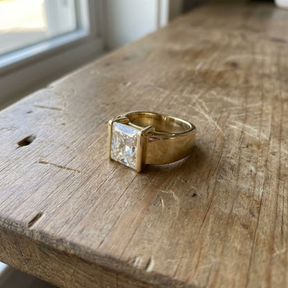 Vintage Princess Cut Ring