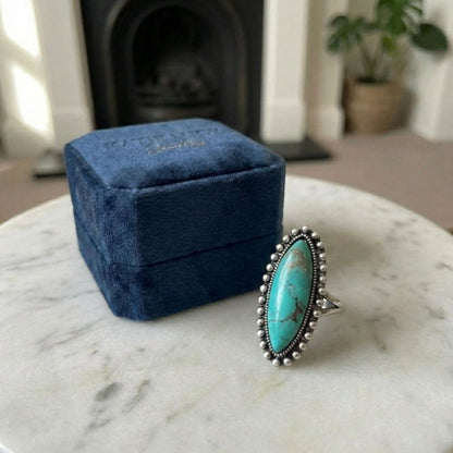 Vintage Turquoise Stone Ring