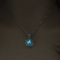 Luminous Lotus Flower Pendant