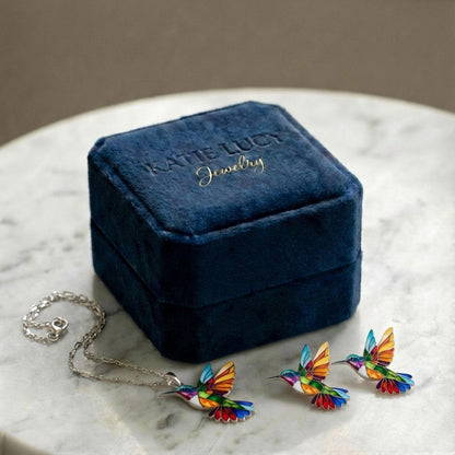 Beautiful Hummingbird Necklace with Bonus Earrings – Limited Time Offer