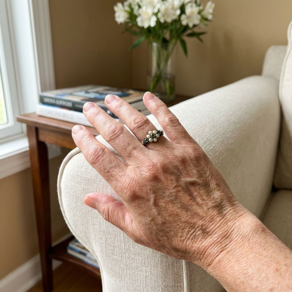 Vintage Pearl Flower Ring