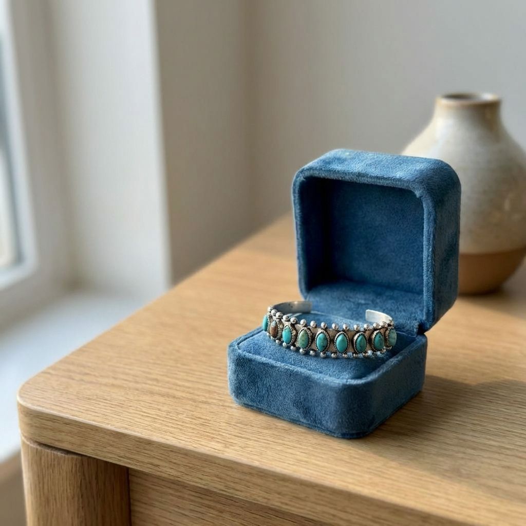 Vintage Turquoise Stone Bracelet