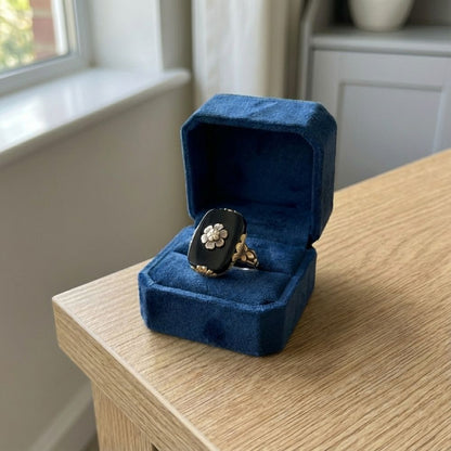 Vintage Black Stone Ring
