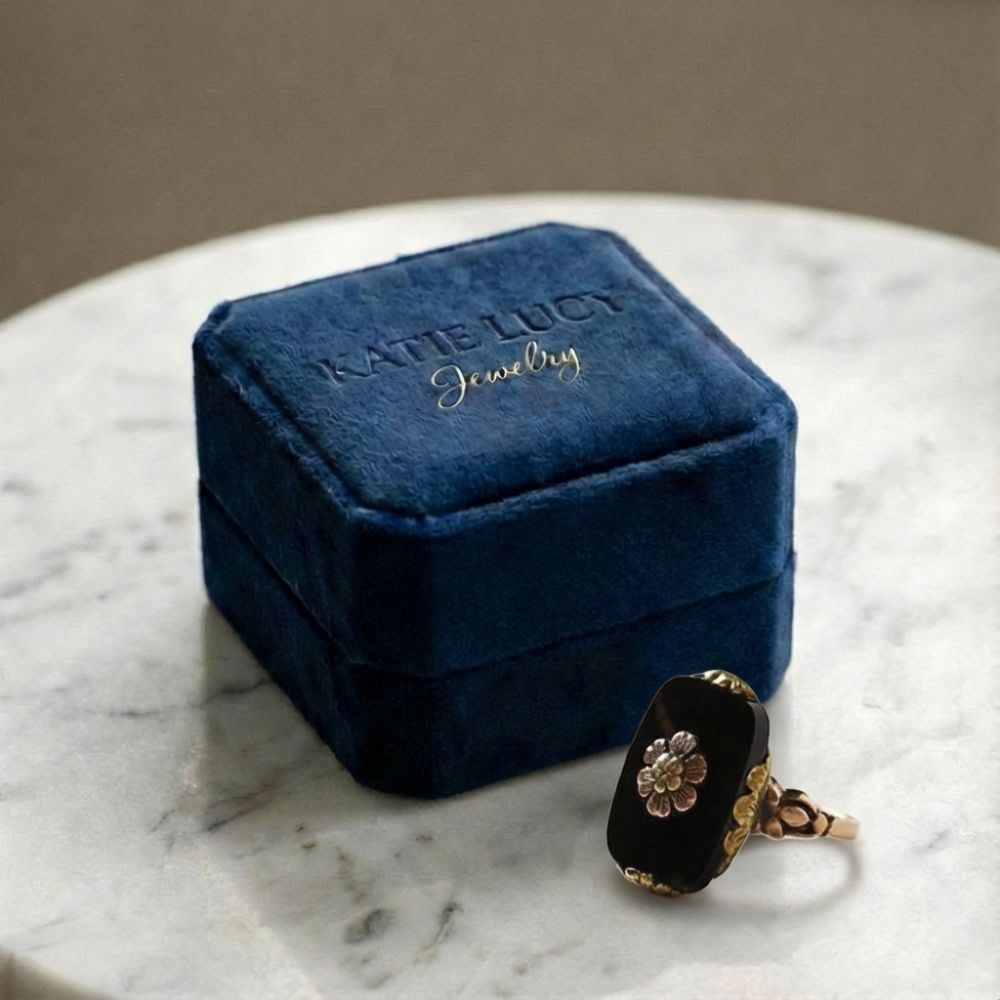 Vintage Black Stone Ring