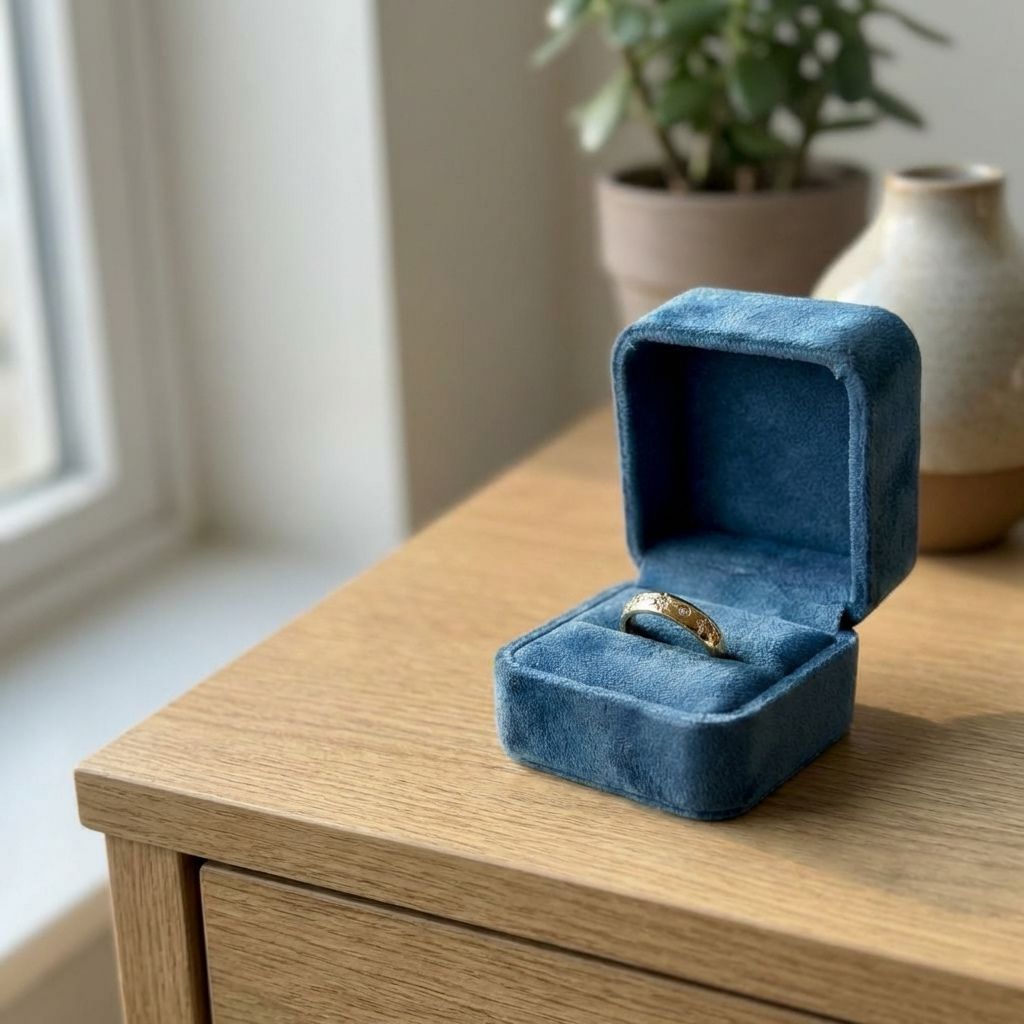 Vintage Starry Night Gold Ring