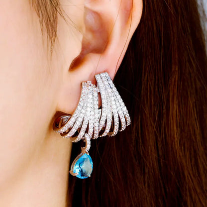 Oceanic Hollow Loop Earrings