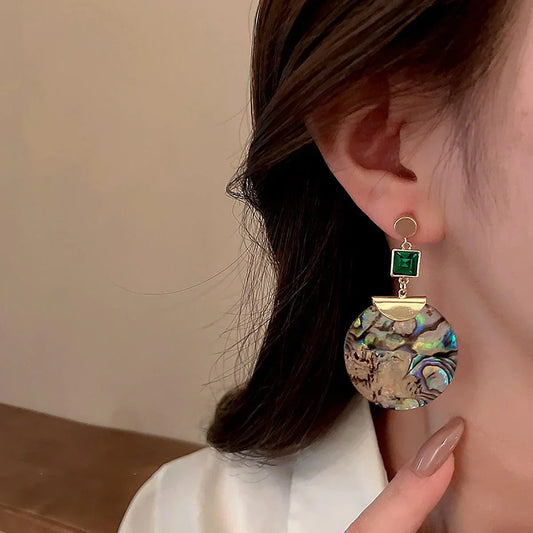 Vintage Chromatic Rounded Earrings