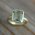 Vintage Green Crystaline Ring