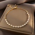 Zirconia Bracelet in Gold