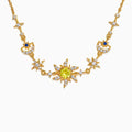 Vintage Celestial Sun Moon Star Charm Bracelet
