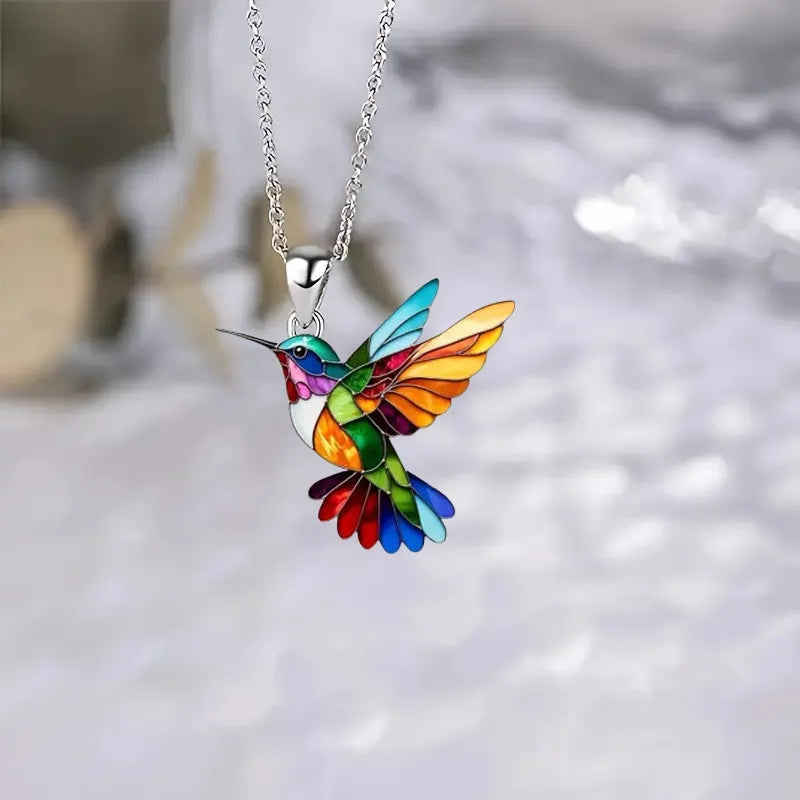 Beautiful Hummingbird Necklace with Bonus Earrings – Limited Time Offer