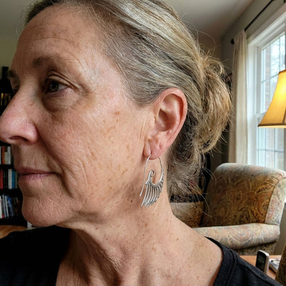 Wings Earrings in Gold