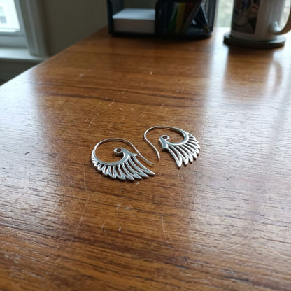 Wings Earrings in Gold