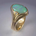 Vintage Opal Gold Ring