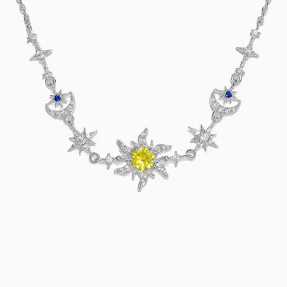 Vintage Celestial Sun Moon Star Charm Bracelet