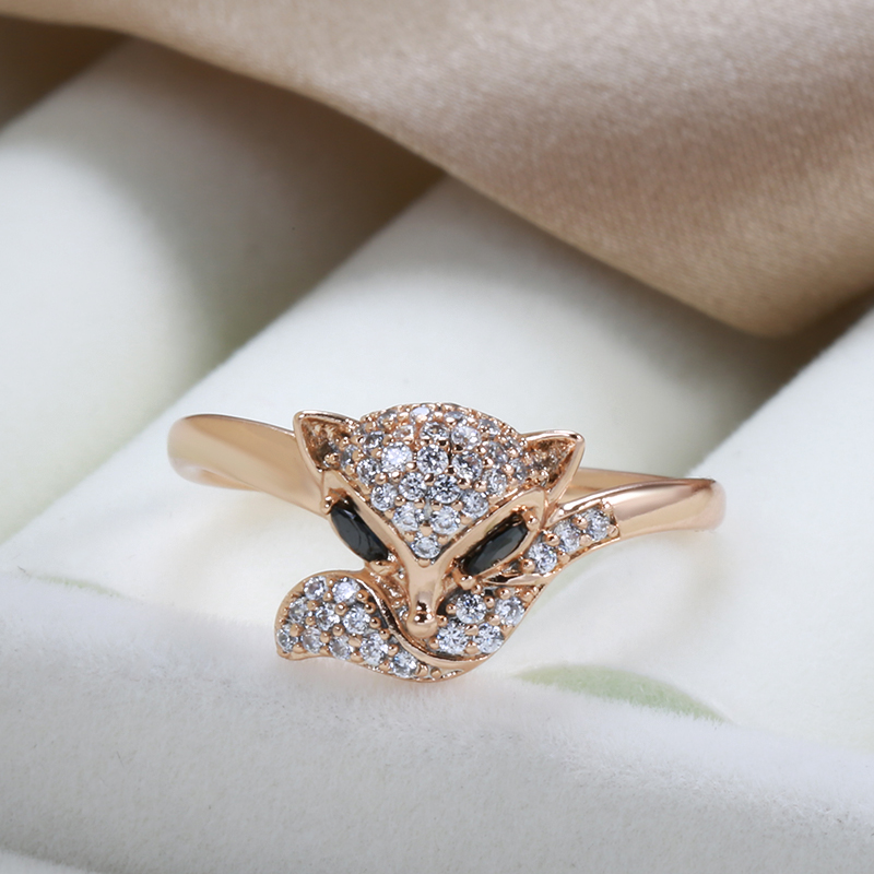 Gold Shiny Fox Ring – KatieLucy