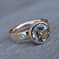 Vintage Sky Glass Ring