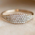 Vintage Gold Sparkling Dome Ring